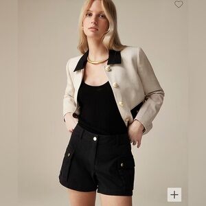 J crew 4" cargo chino short size 2